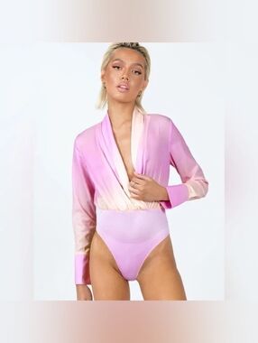 Princess Polly Juliana Sunset Ombre Long Sleeve Bodysuit